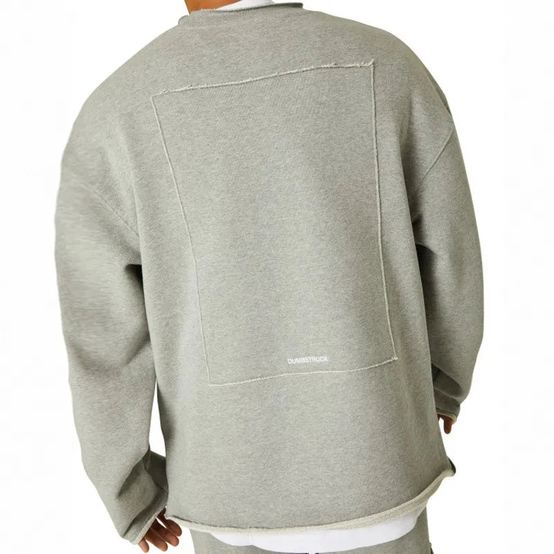 Sweater met ronde hals en losse pasvorm