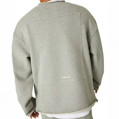 Sweater met ronde hals en losse pasvorm