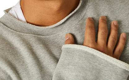 Sweater met ronde hals en losse pasvorm